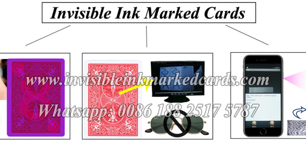 marked poker cards with invisible ink
